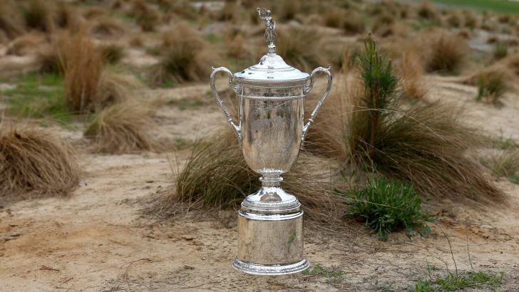 US Open golf trophy